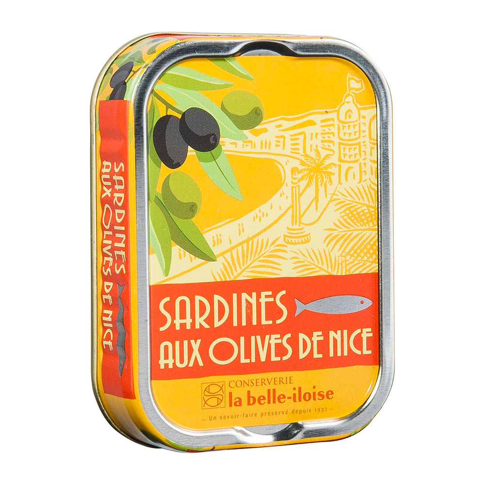 La belle iloise  Sardinen mit Nizza Oliven
