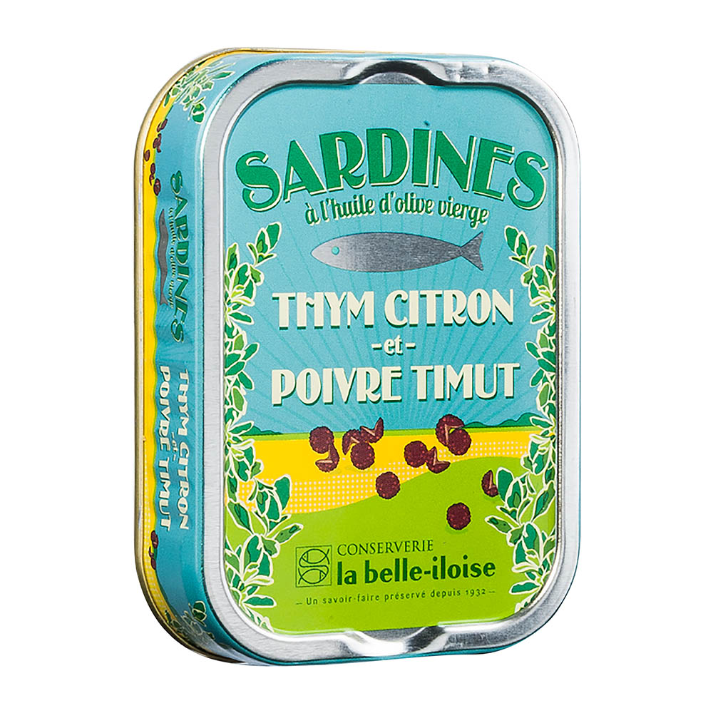 La belle iloise  Sardinen Zitronenthymian Timut Pfeffer