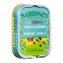 La belle iloise  Sardinen Zitronenthymian Timut Pfeffer