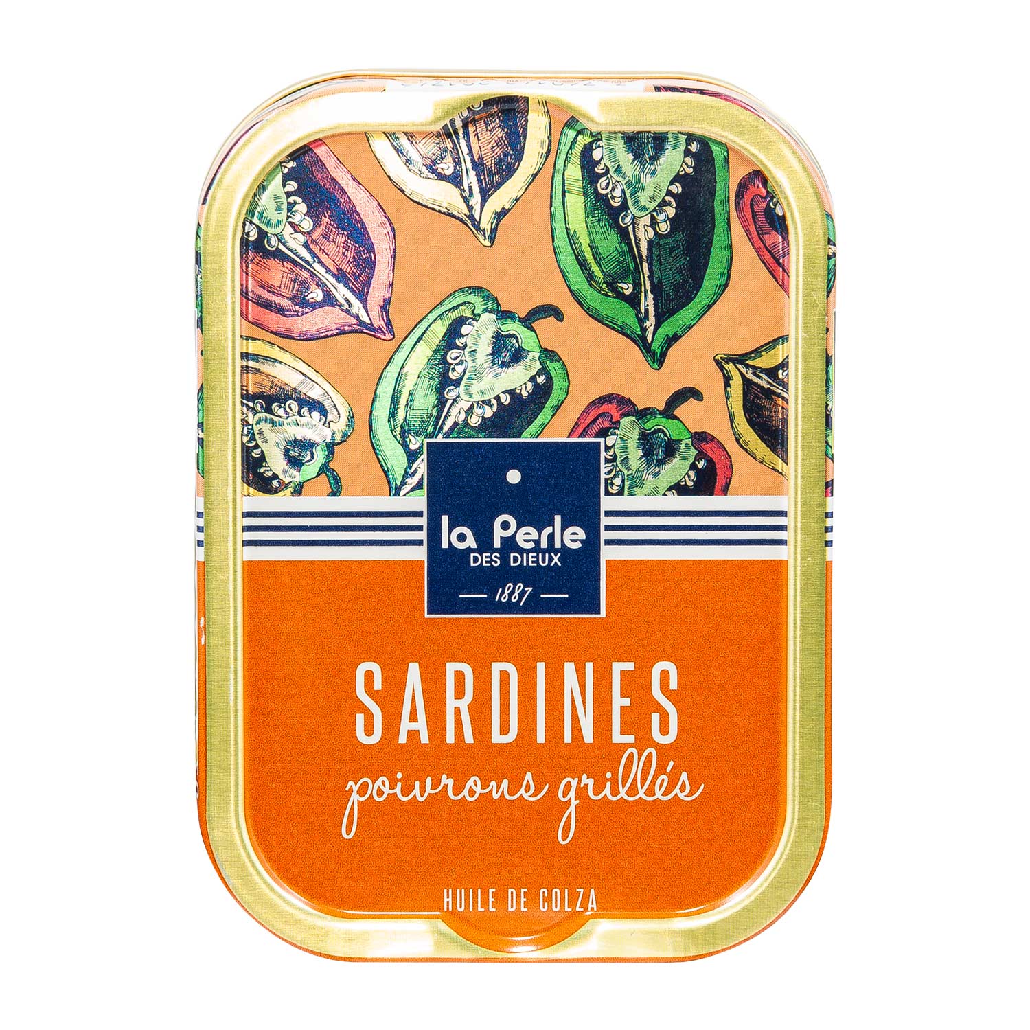 La Perle des Dieux  Ölsardinen mit gegrillter Paprika