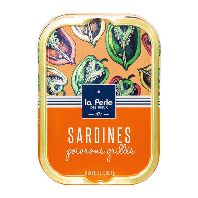 Sardines with Grilled Bell Peppers