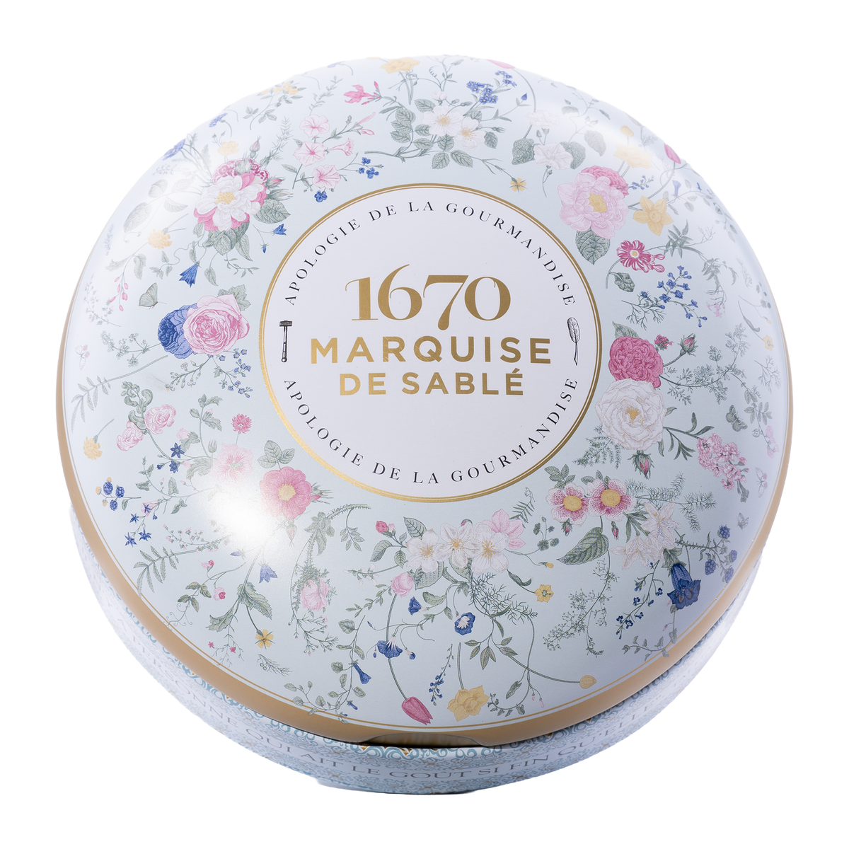La Sablésienne Sablés Karamell in der Geschenkdose Bouquet Sauvage, 175 g