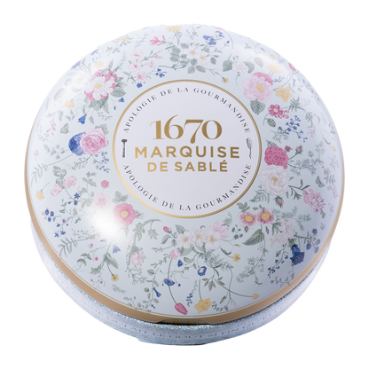 La Sablésienne Sablés Karamell in der Geschenkdose Bouquet Sauvage, 175 g