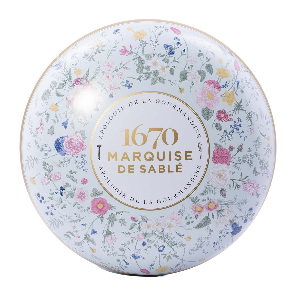 La Sablésienne Sablés Karamell in der Geschenkdose Bouquet Sauvage, 175 g
