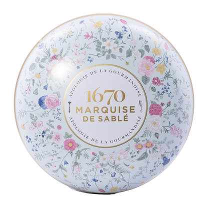 La Sablésienne Sablés Karamell in der Geschenkdose Bouquet Sauvage, 175 g