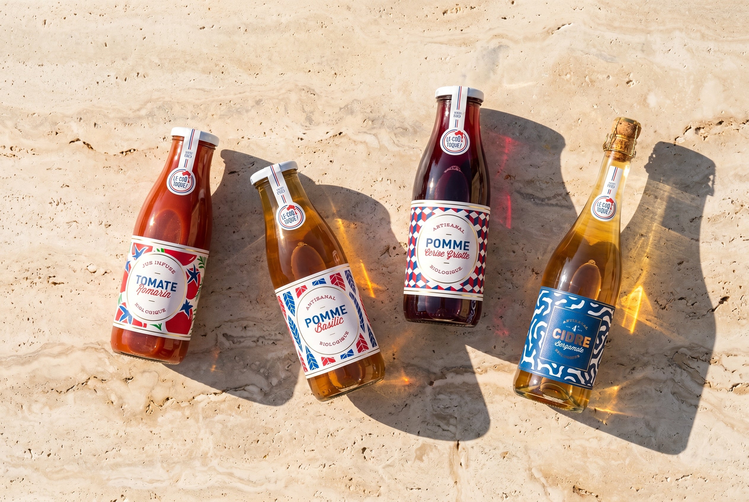 Cidre Normandie und Apfelsaft - Le Coq Toqué