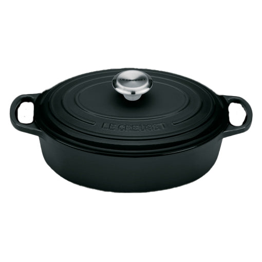 Le Creuset  Bräter Oval  27cm schwarz