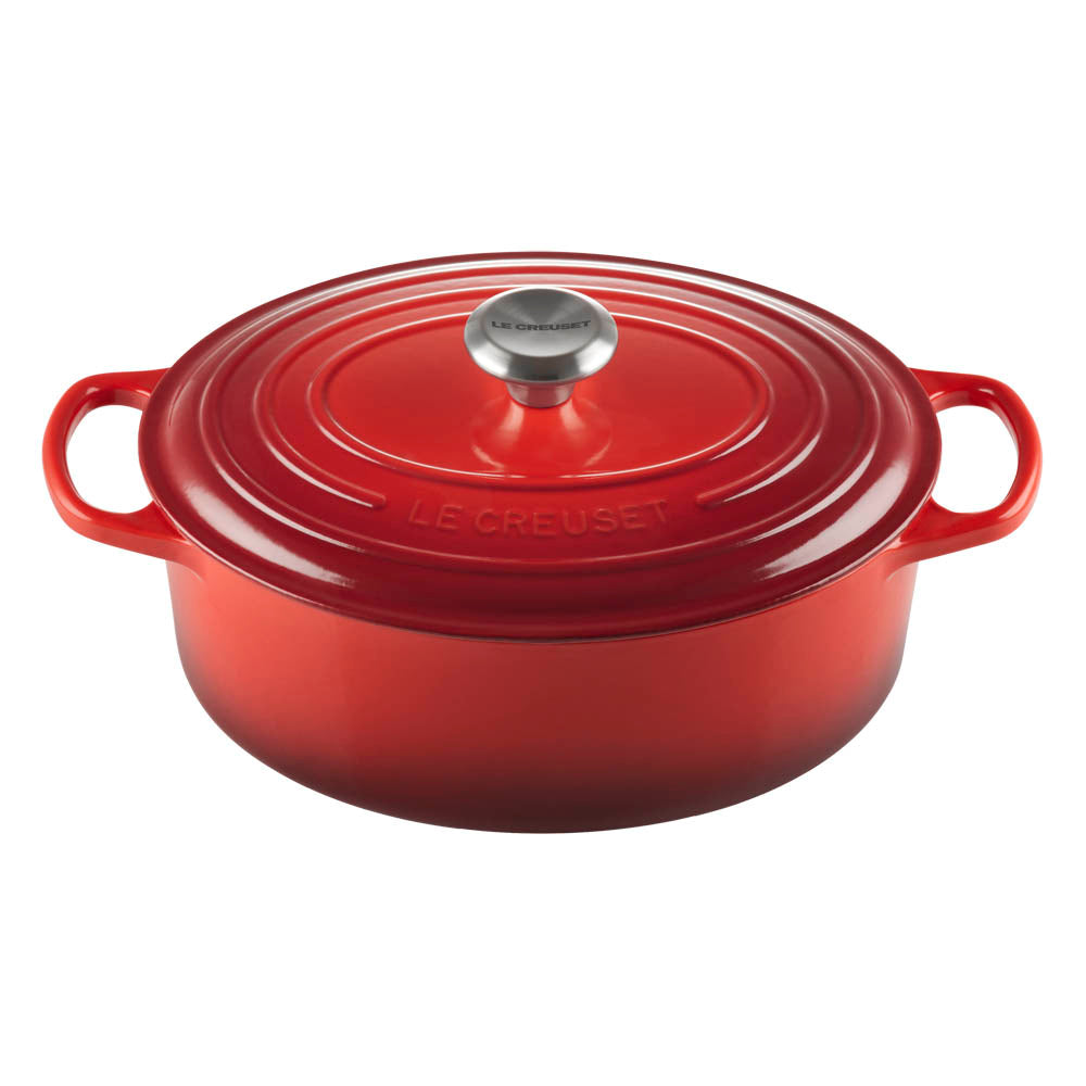 Le Creuset  Bräter Oval  29cm kirschrot