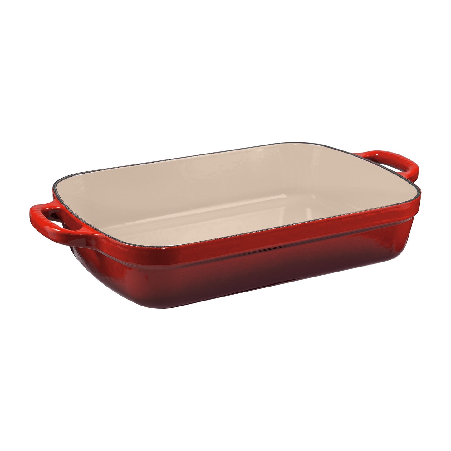Le Creuset  Bratreine Signature  33cm Kirschrot