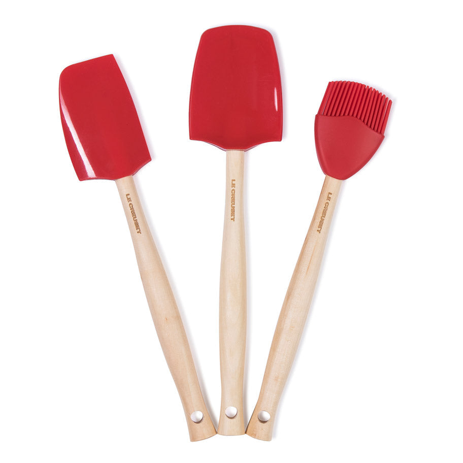Le Creuset  Kochkellen Set Craft  Kirschrot