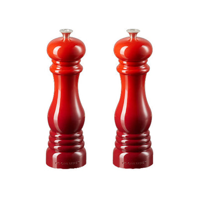 Salt and Pepper Mill Set 21cm – Cherry Red