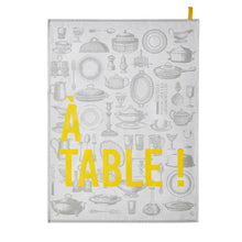 Le Jacquard Francais  Geschirrtuch A table  grau