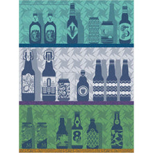 Le Jacquard Francais  Geschirrtuch Bier  blau