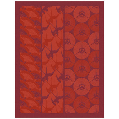 Dish towel Yukata – red