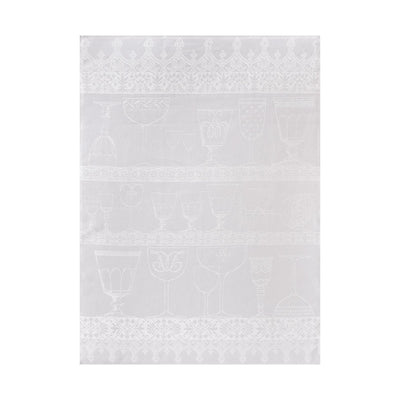 Glass Cloth – Crystal – White