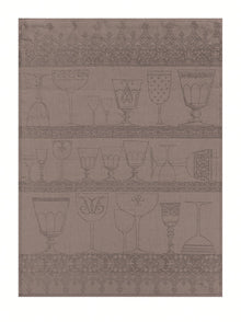 Gläsertuch  Cristal  Poivre Gris