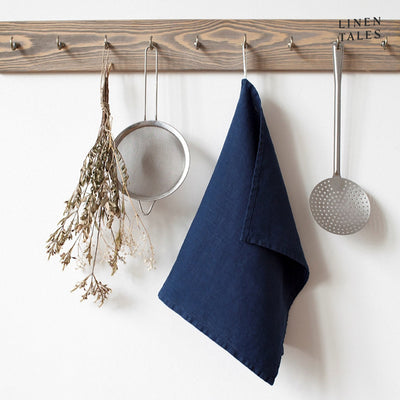 Linen Tea Towel – Navy