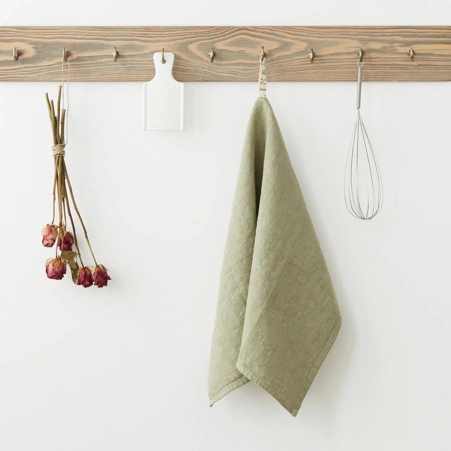 Linen Tales  Leinen Geschirrtuch  Sage