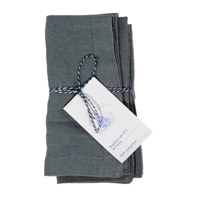 Linen Napkins – Blue Fog – Set of 2