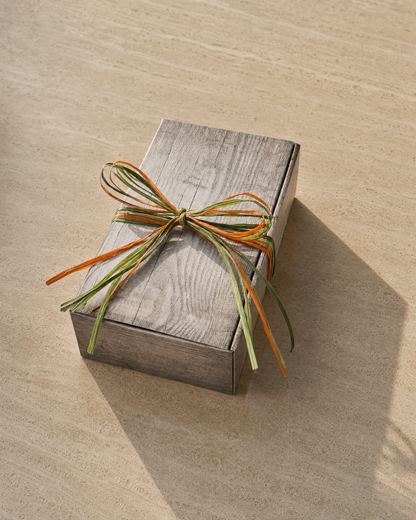 Marillen-Geschenk im 2er Karton — verpackt mit Schleife