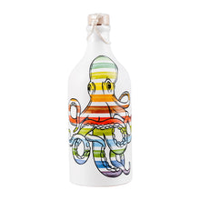 Muraglia  Olivenöl Keramikflasche bunter Tintenfisch