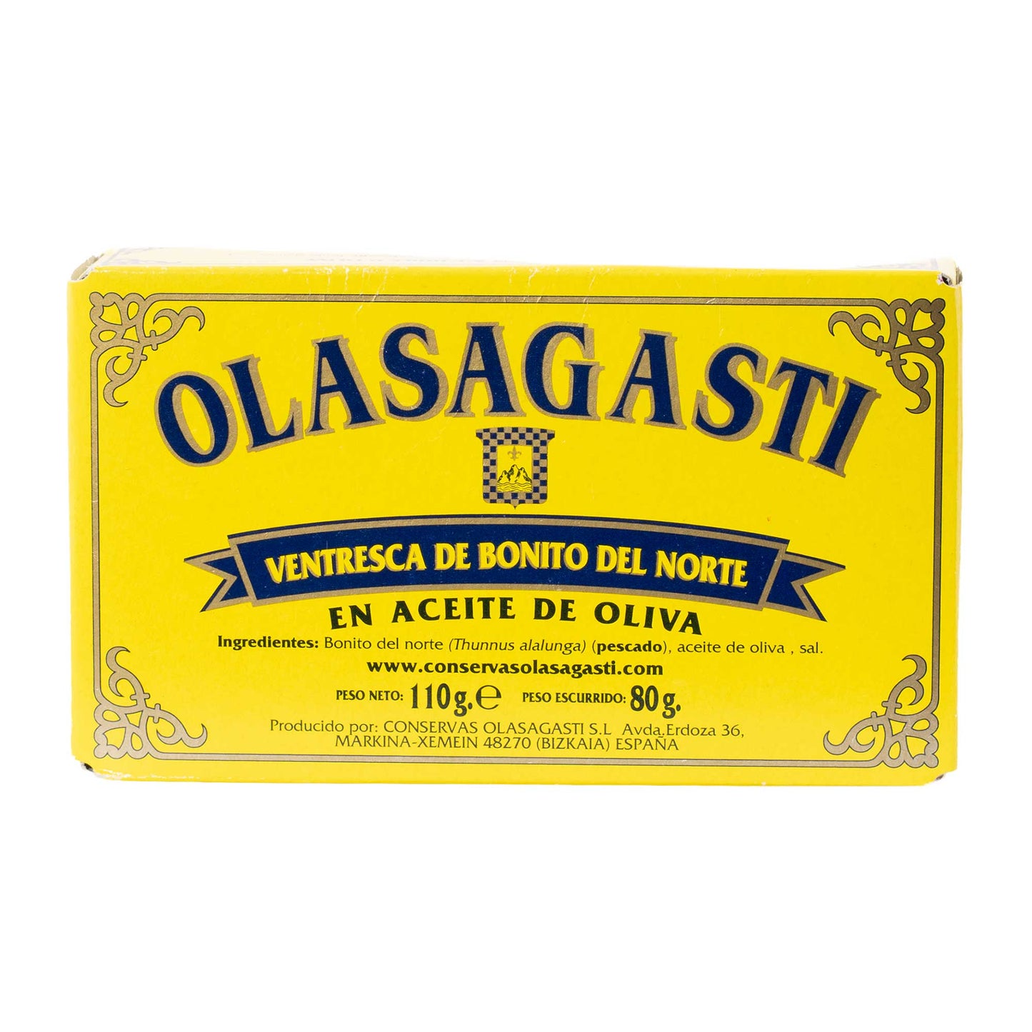 Olasagasti Ventresca – Thunfischbauch in Olivenöl 110g