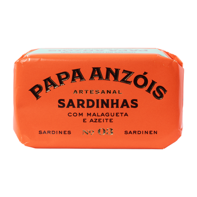 Sardinen mit Chili und Olivenöl