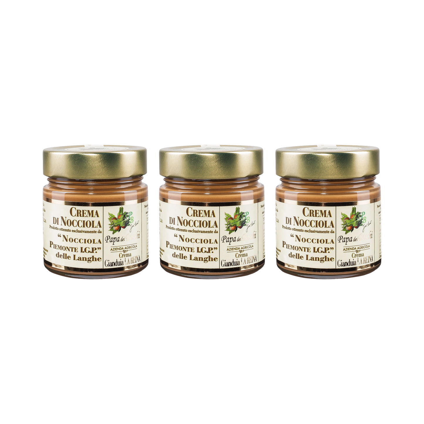 3er-Set papa-dei-boschi-crema-di-nocciola-la-reina