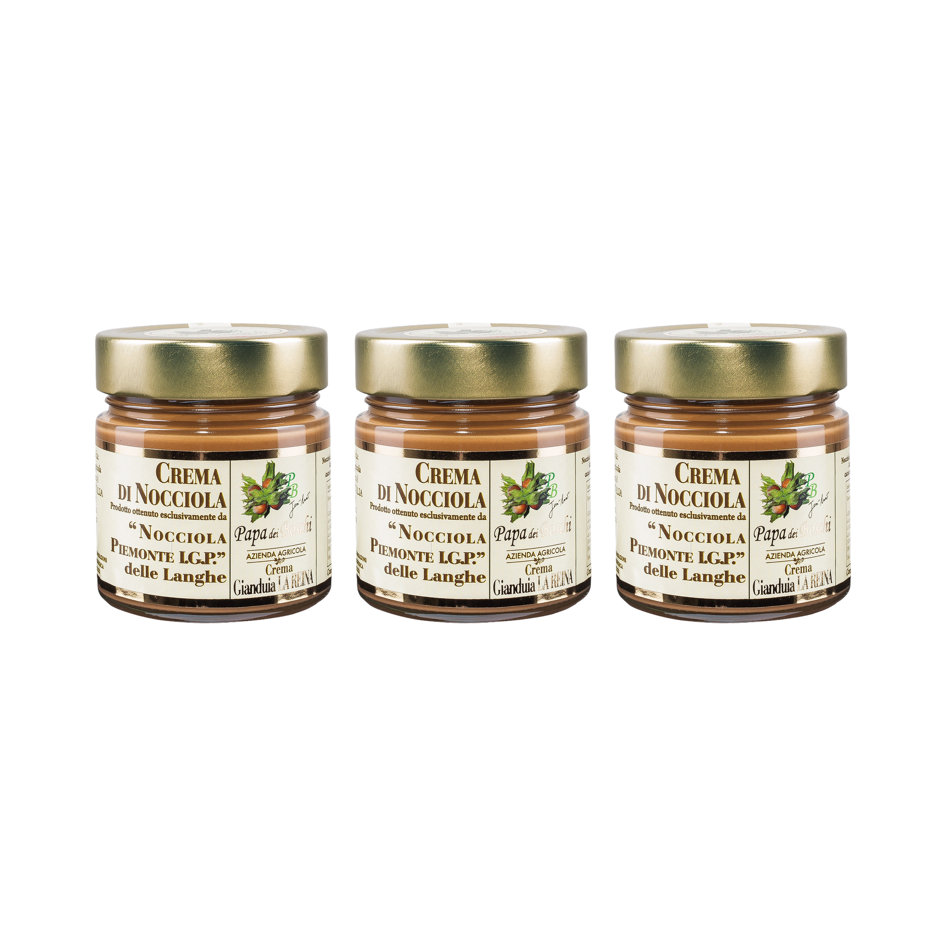 3er-Set papa-dei-boschi-crema-di-nocciola-la-reina
