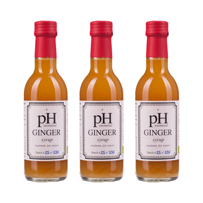 Ginger Syrup – 3× 250 ml Multiset