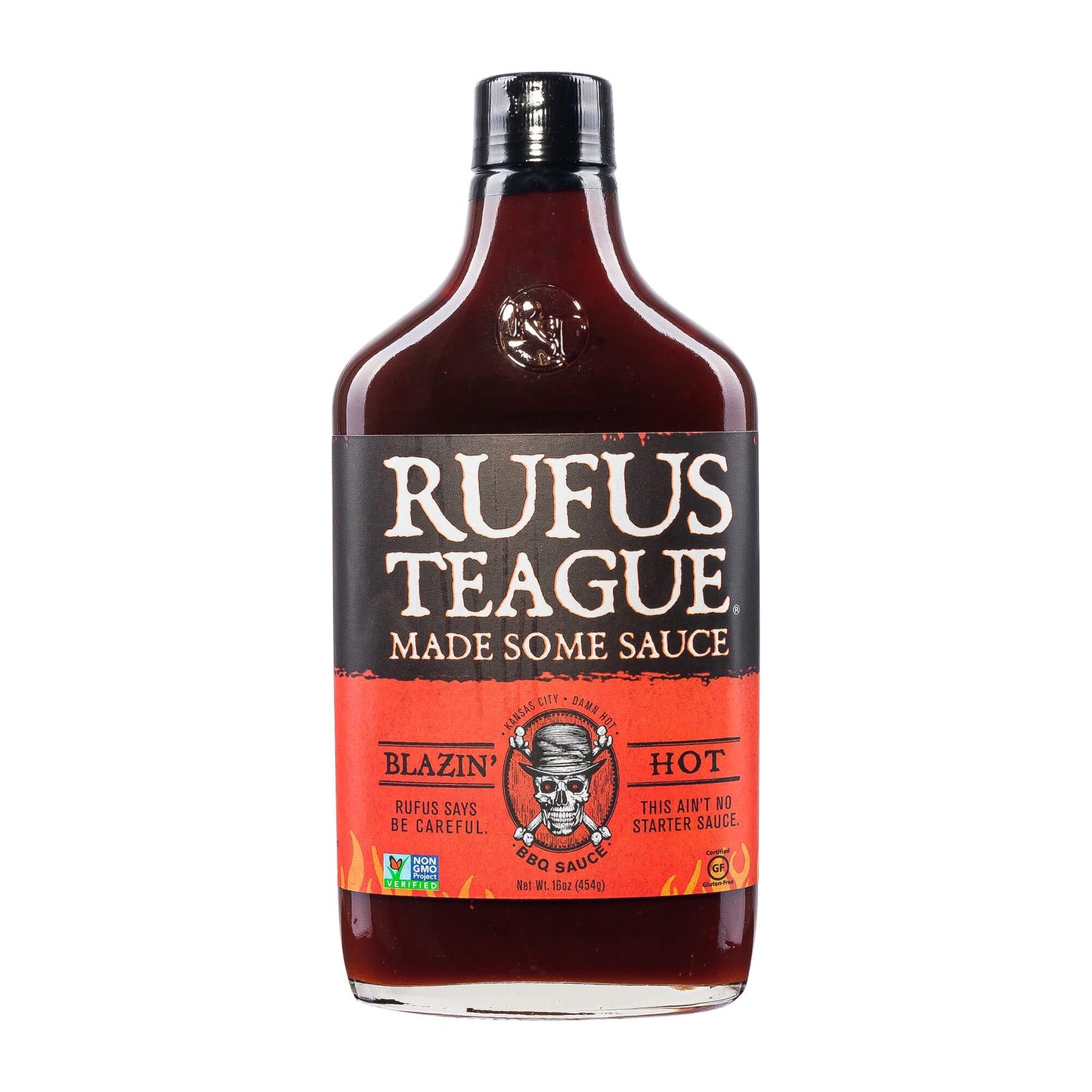 Rufus Teague  Blazin Hot BBQ Sauce