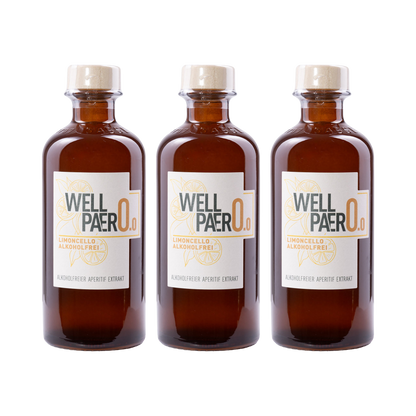 Wellpaero Limoncello – alkoholfrei — 3× 350 ml
