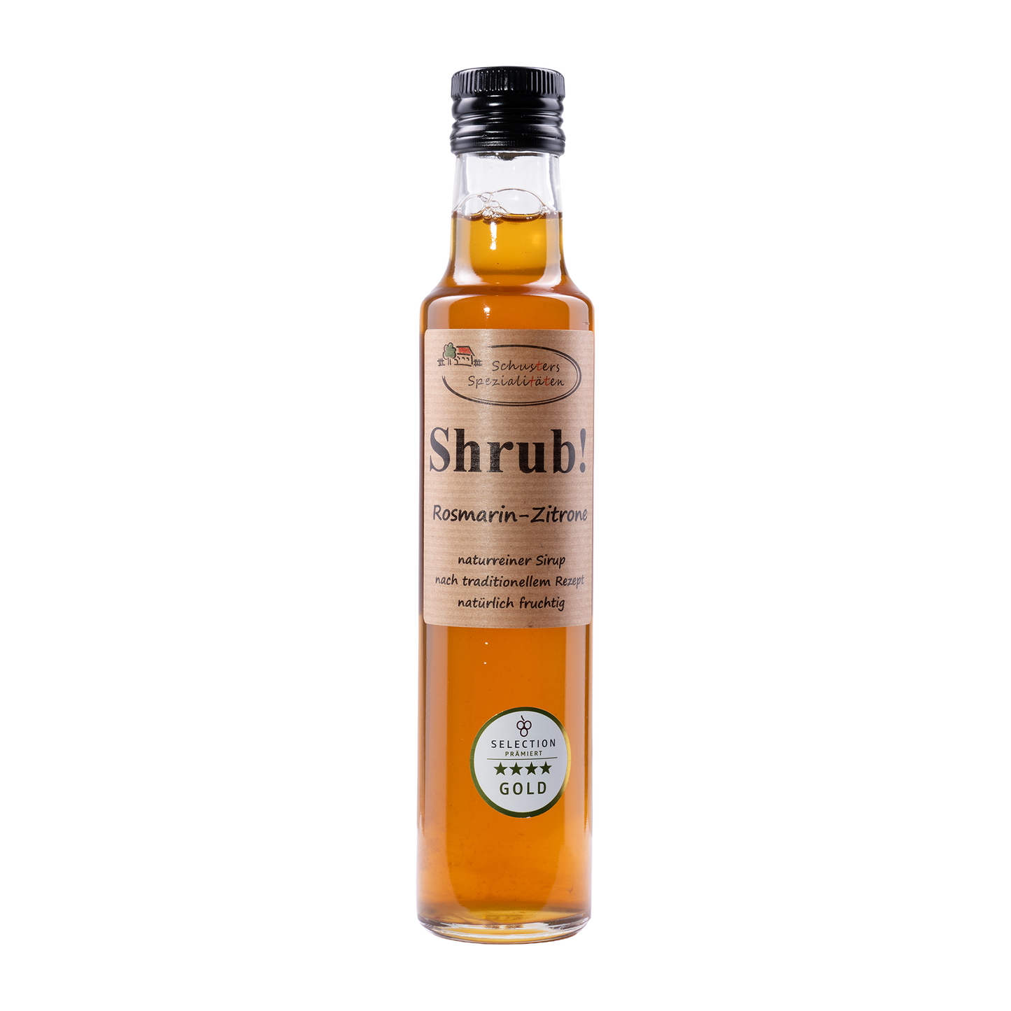 Schuster Shrub Rosmarin-Zitrone Sirup