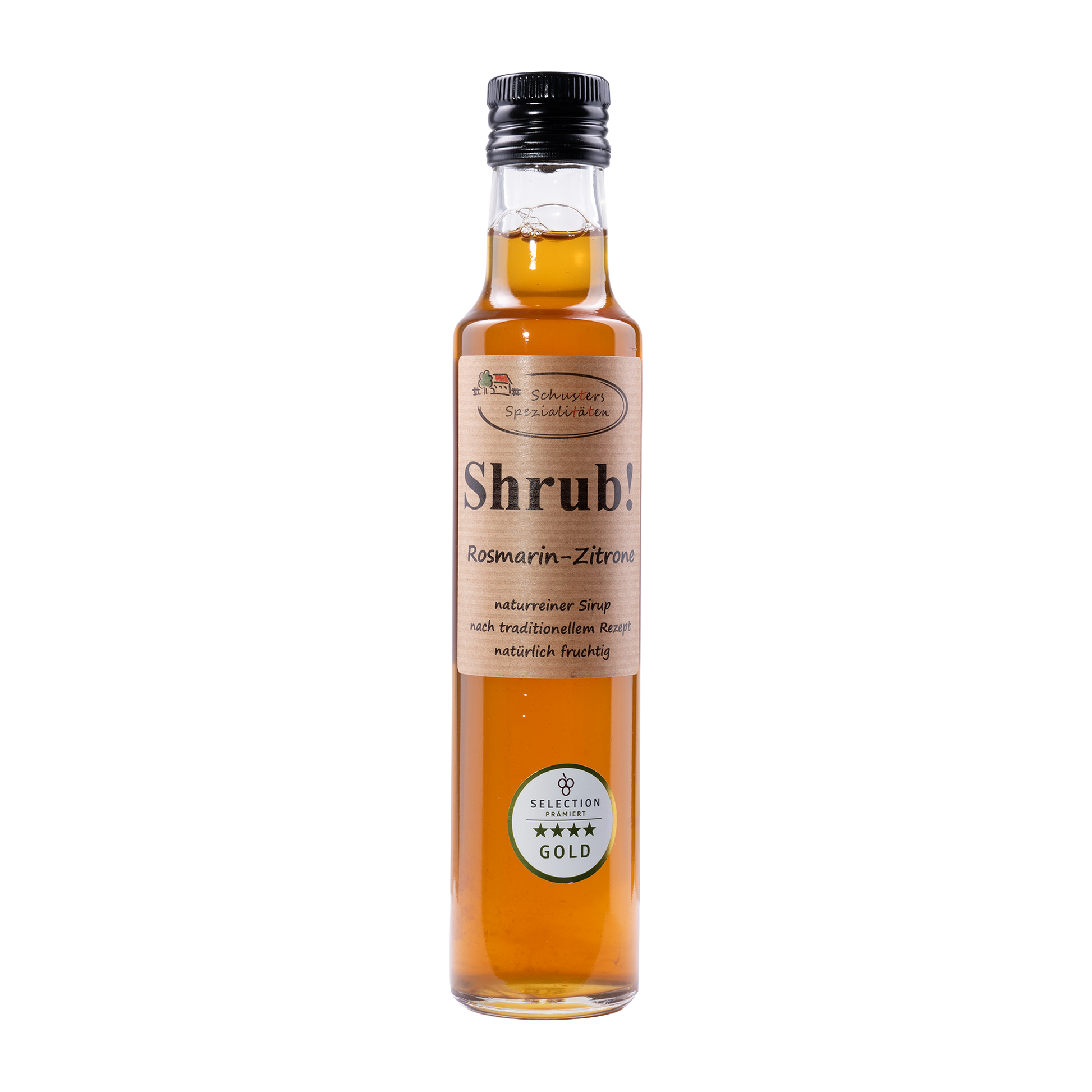 Schuster Shrub Rosmarin-Zitrone Sirup