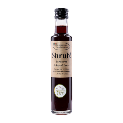 Shrub Schwarze Johannisbeere Sirup
