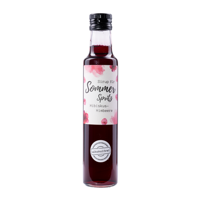 Sommer Spritz Sirup Hibiskus-Himbeere