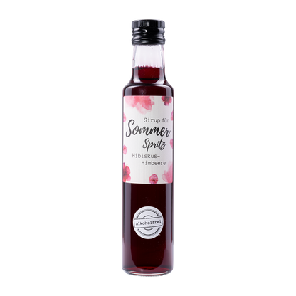 Sommer Spritz Sirup Hibiskus-Himbeere