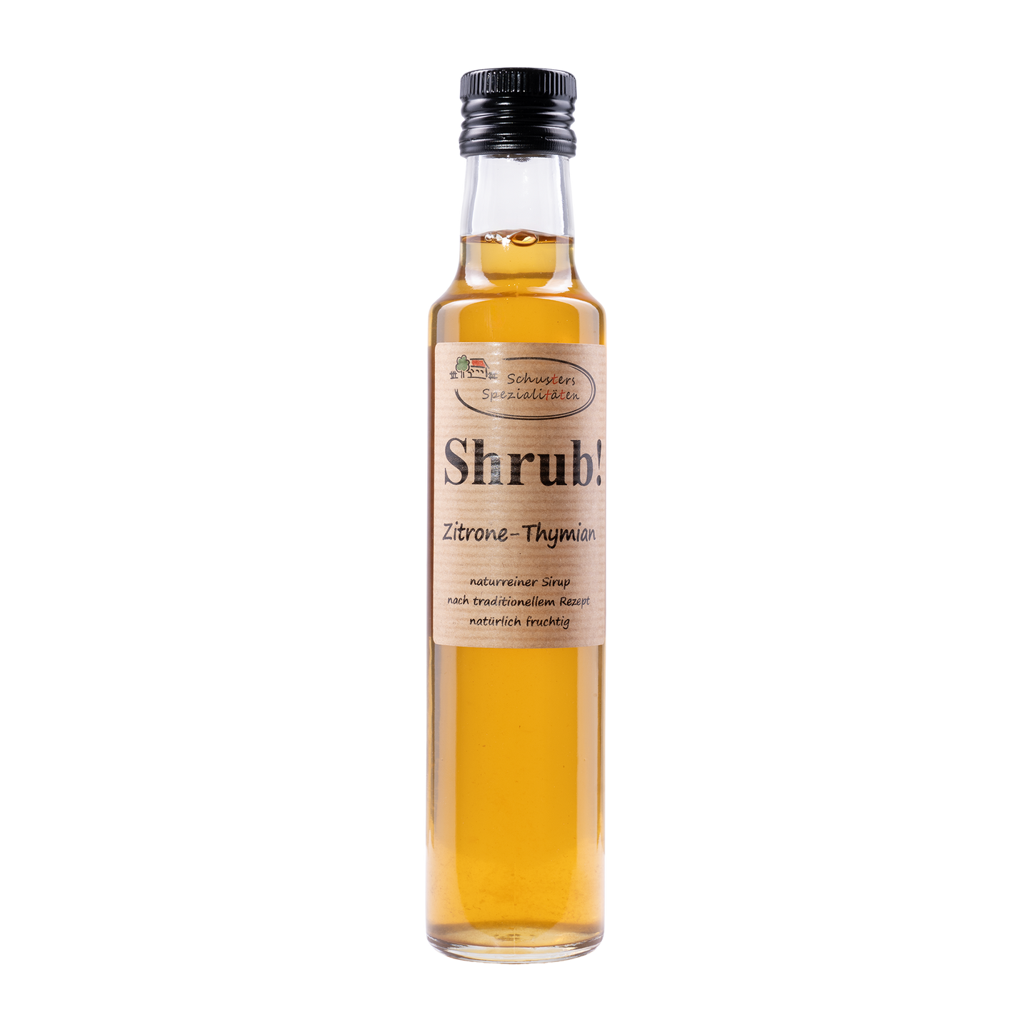 Schuster Shrub Zitrone-Thymian Sirup