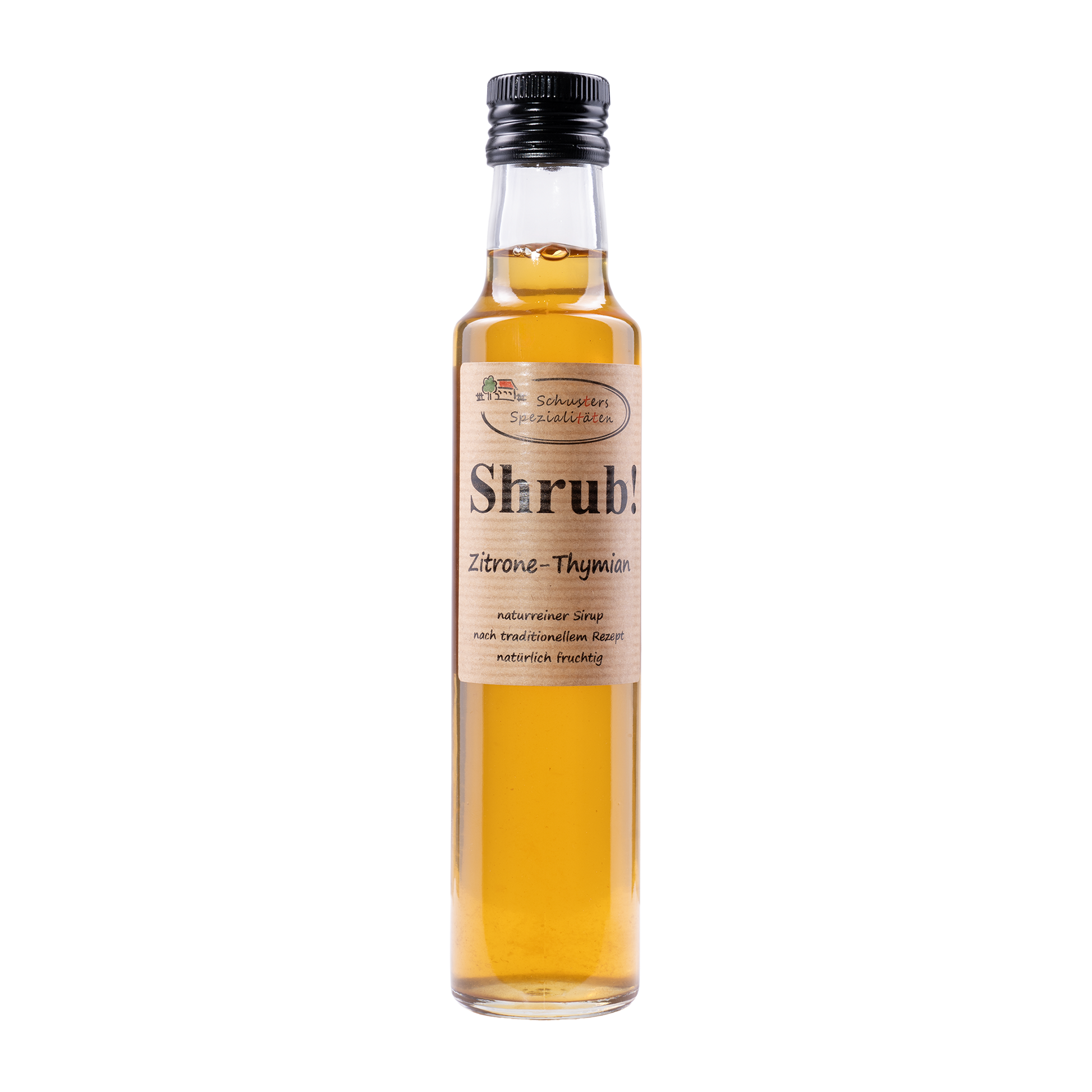 Schuster Shrub Zitrone-Thymian Sirup