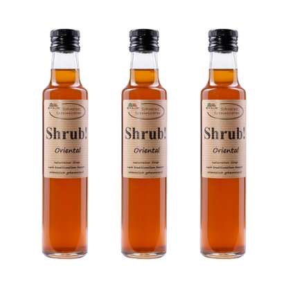 Shrub Oriental Sirup — 3× 250 ml