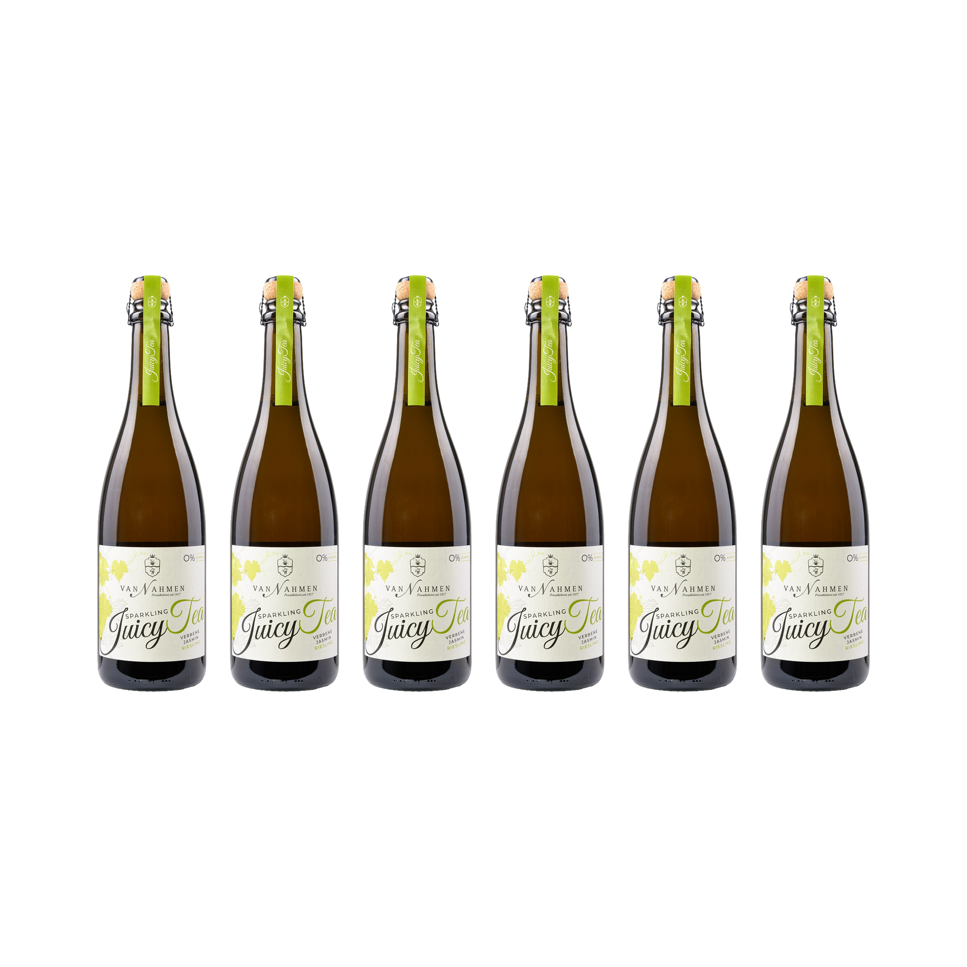 Sparkling Juicy Tea Verbene-Jasmin-Riesling — 6× 750 ml