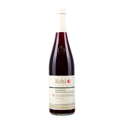 Apfelsaft mit Johannisbeere