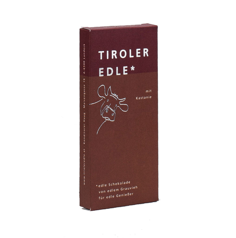 Tiroler Edle  Schokolade mit Kastanien