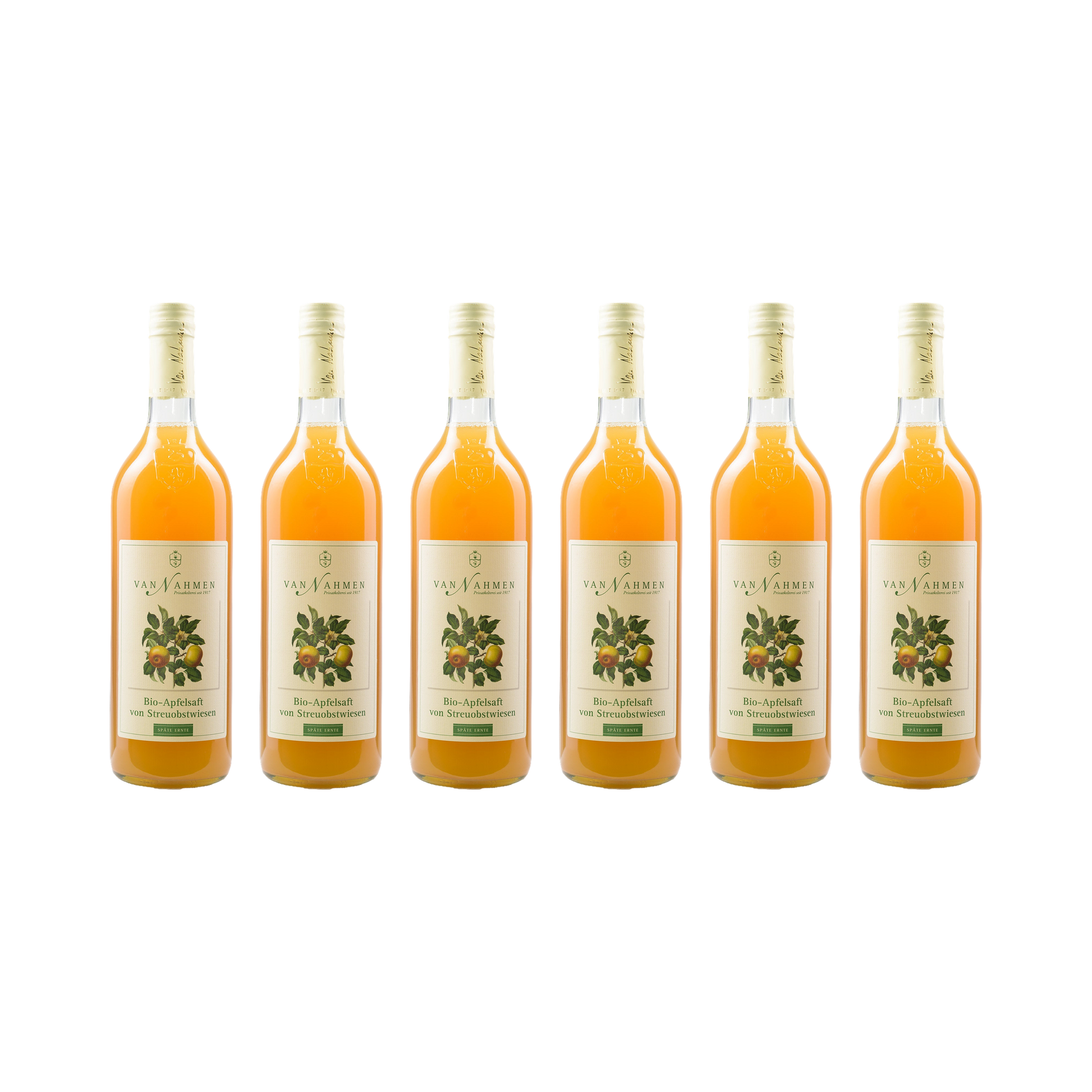 Bio Apfelsaft von Streuobstwiesen — 6× 750 ml