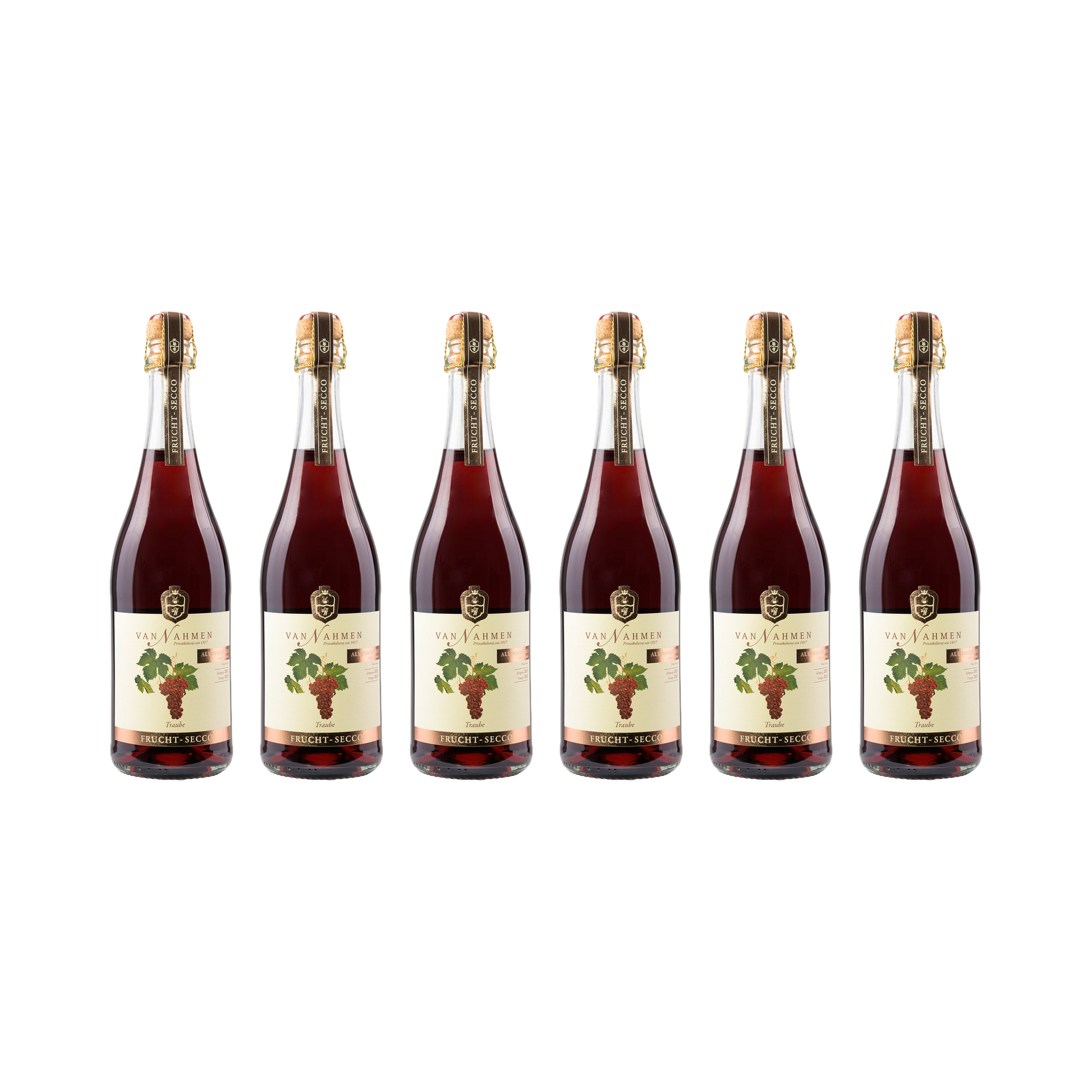 Frucht-Secco Traube – alkoholfrei — 6× 750 ml