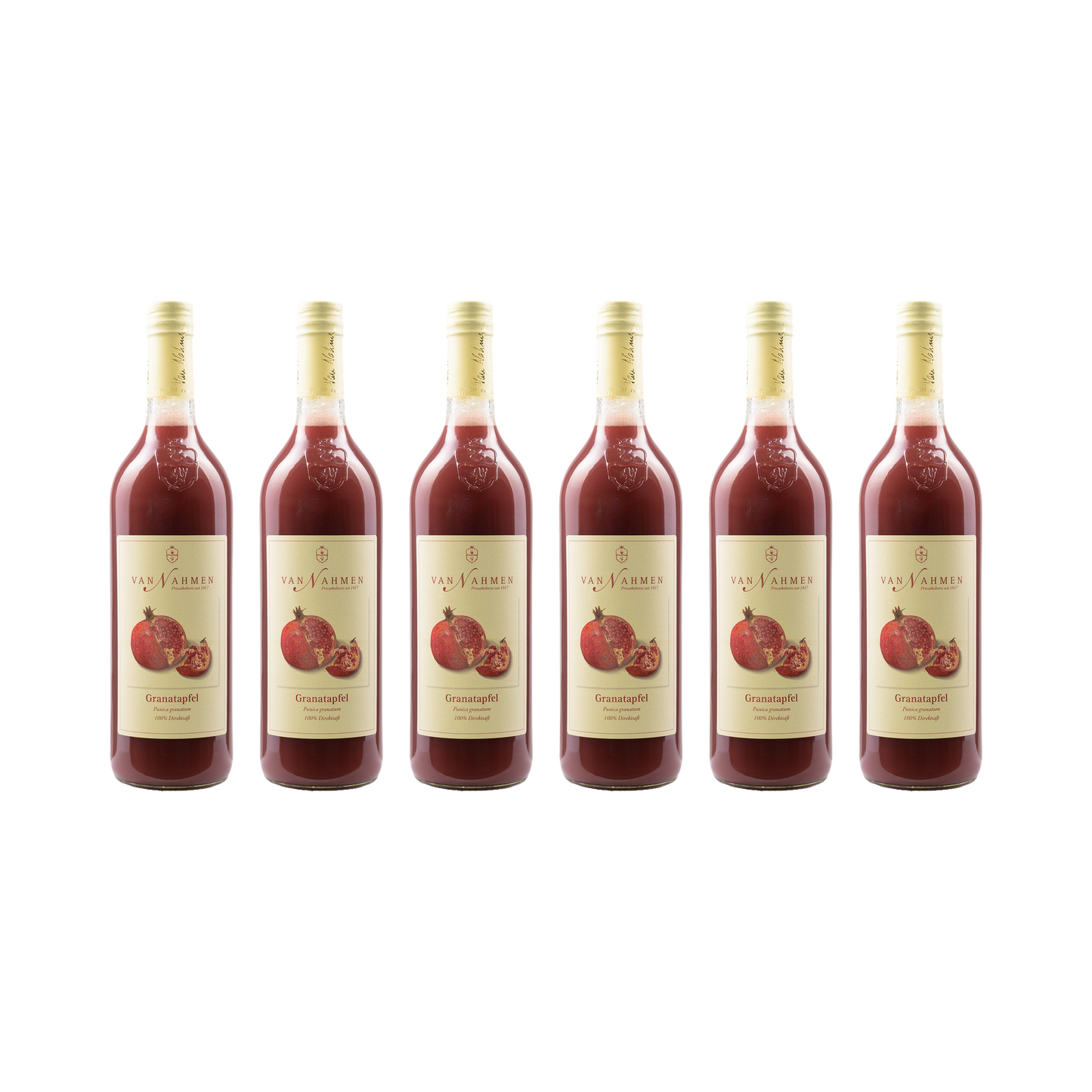 Granatapfel 100% Direktsaft – Bio — 6× 750 ml