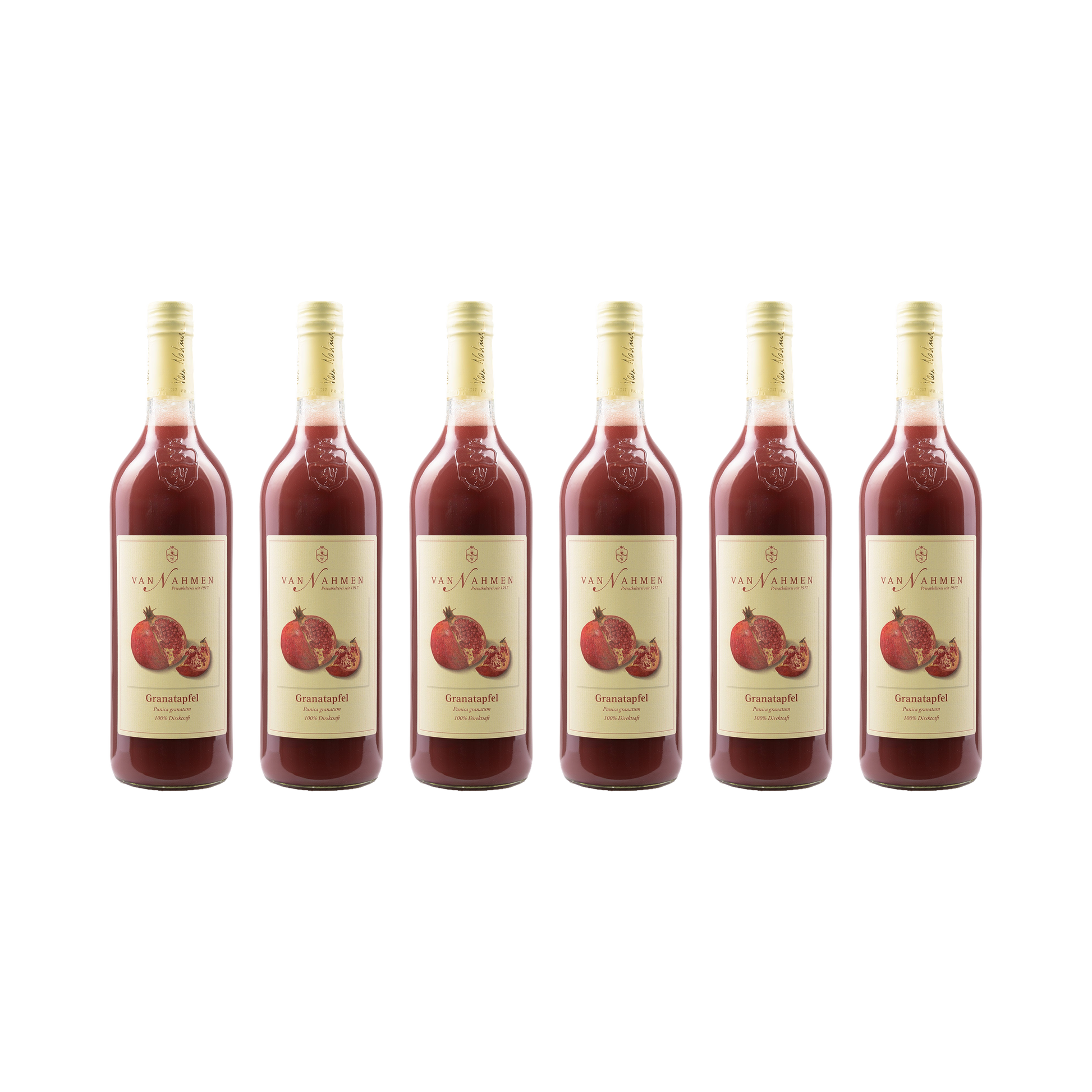 Granatapfel 100% Direktsaft – Bio — 6× 750 ml
