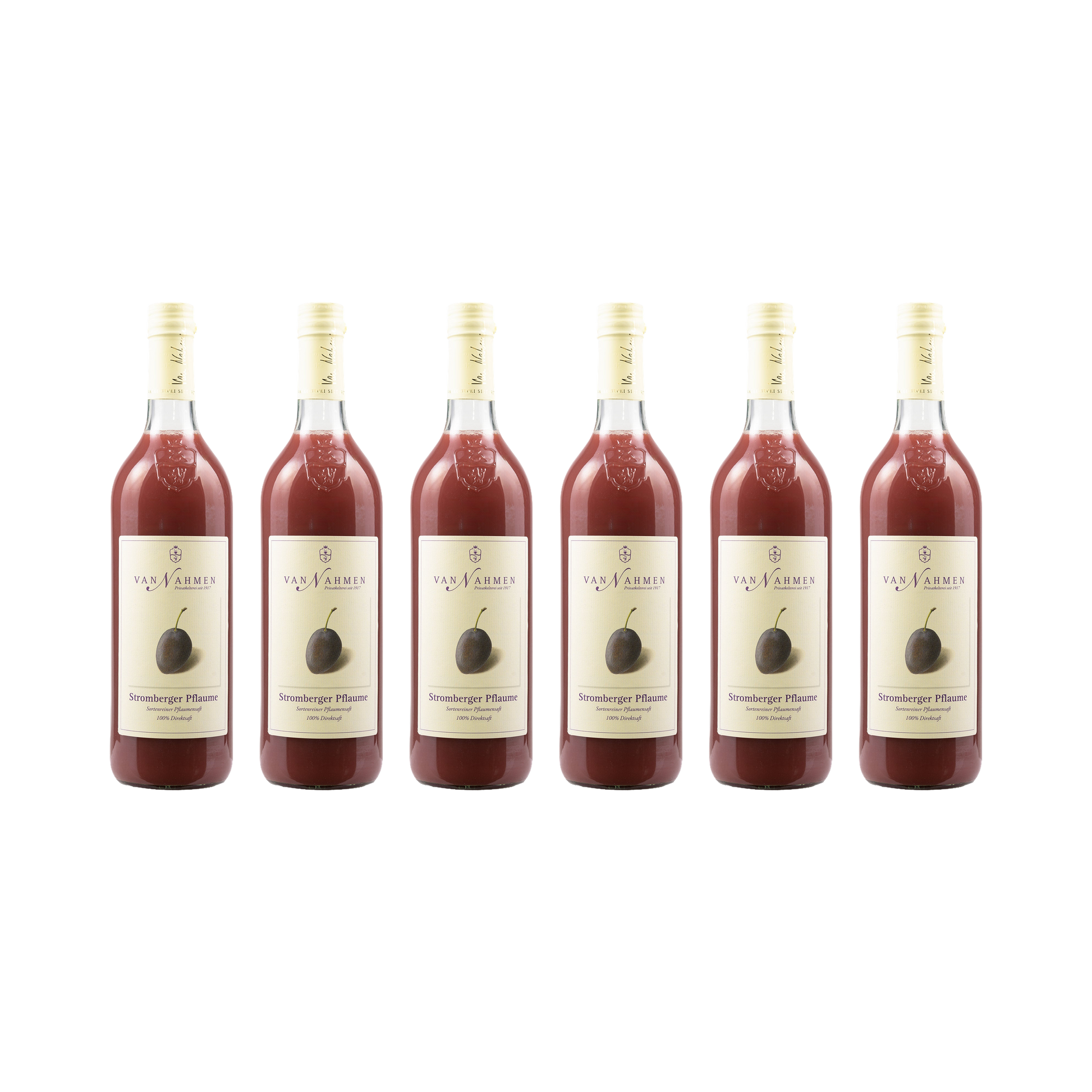 Stromberger Pflaume 100% Direktsaft – Bio — 6× 750 ml
