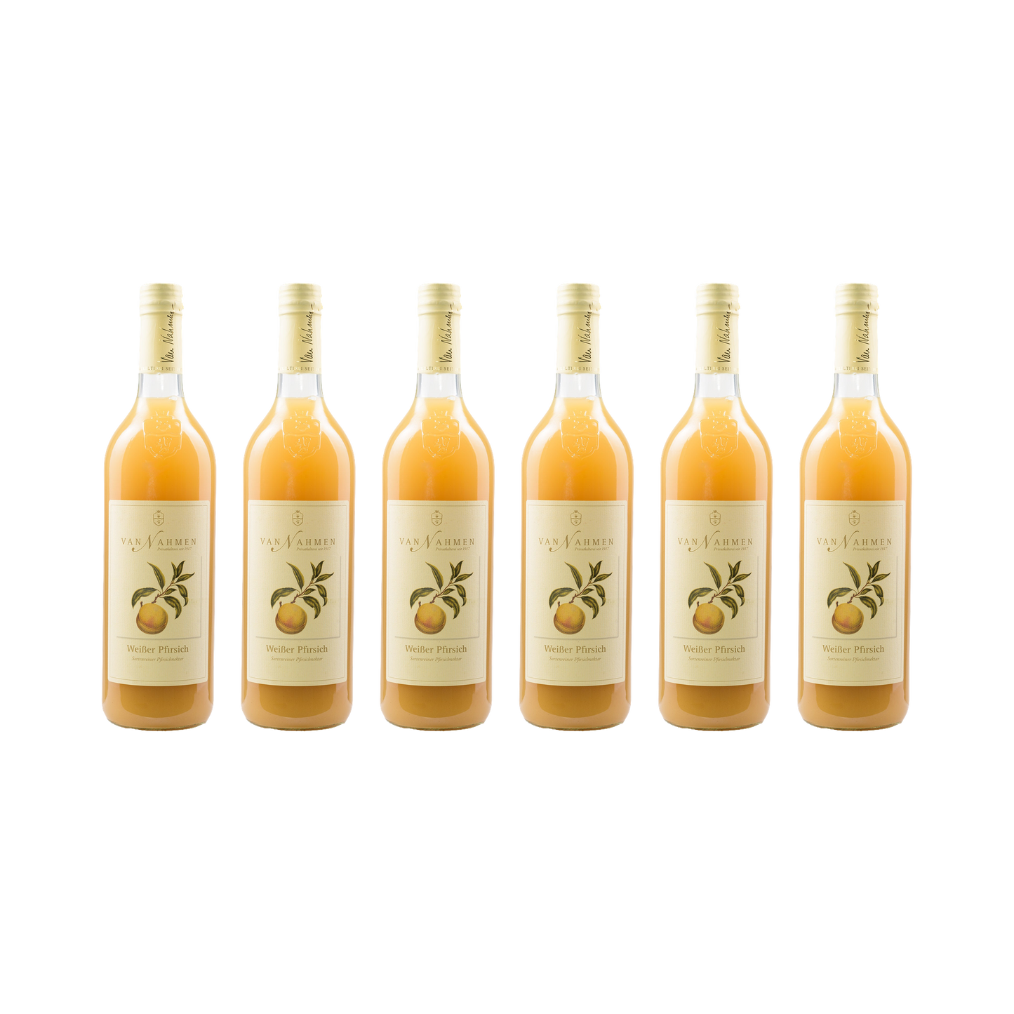 Weißer Pfirsich Nektar — 6× 750 ml