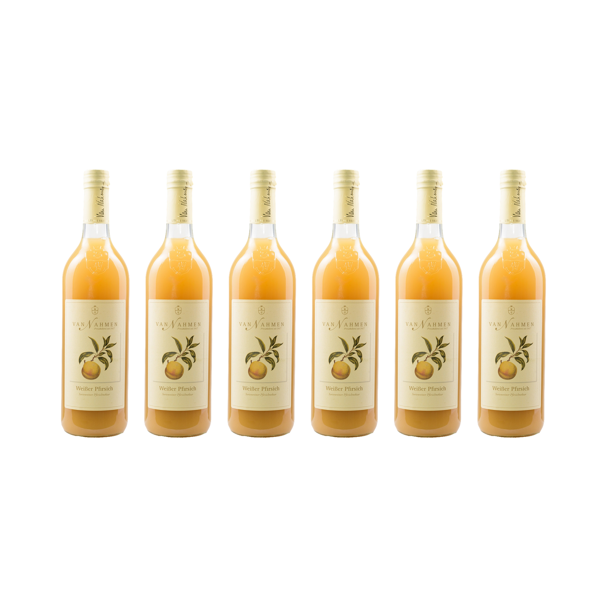 Weißer Pfirsich Nektar — 6× 750 ml